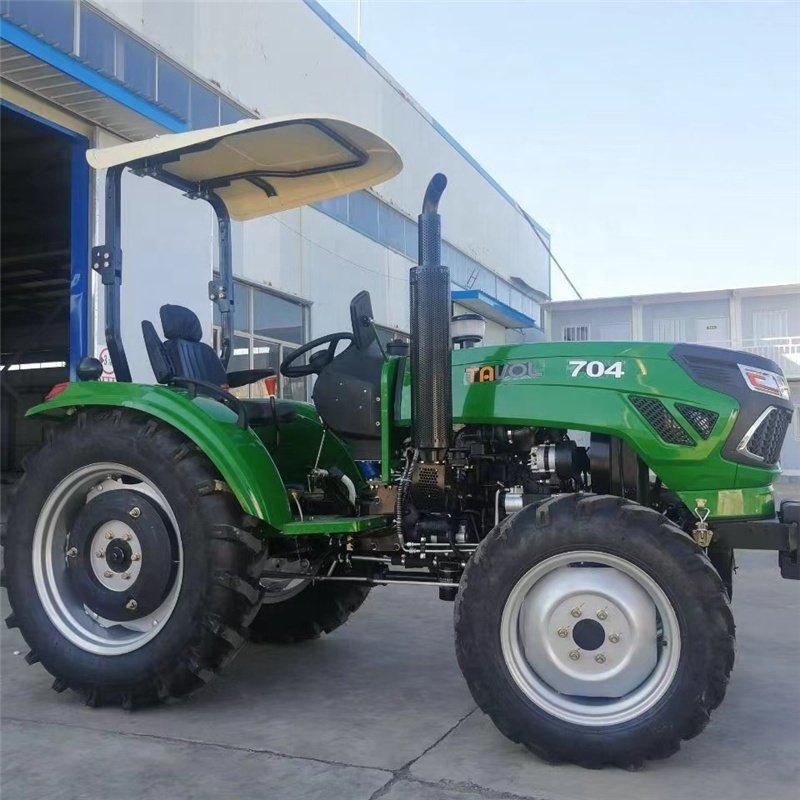 Gear Box Mini Tractor 2024 New Chinese 4wd 25HP 30HP 40HP 45HP 50HP 60HP 70HP 4WD Farm Tractor 4 Cylinder Engine 8F+2R Shift