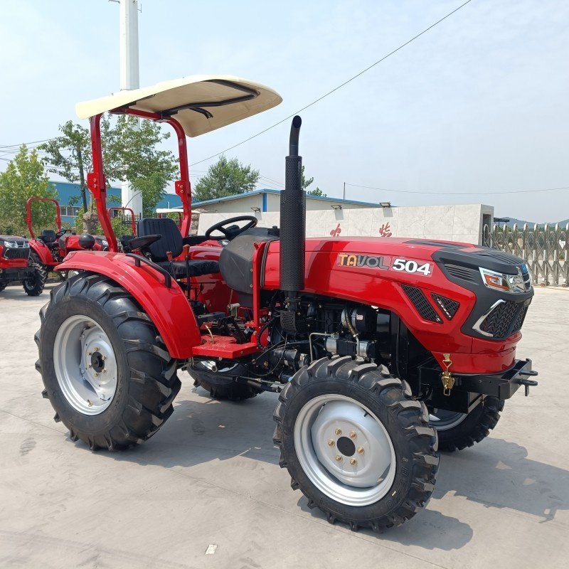 Gear Box Mini Tractor 2024 New Chinese 4wd 25HP 30HP 40HP 45HP 50HP 60HP 70HP 4WD Farm Tractor 4 Cylinder Engine 8F+2R Shift