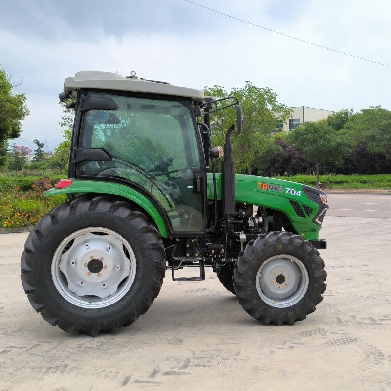 Gear Box Mini Tractor 2024 New Chinese 4wd 25HP 30HP 40HP 45HP 50HP 60HP 70HP 4WD Farm Tractor 4 Cylinder Engine 8F+2R Shift