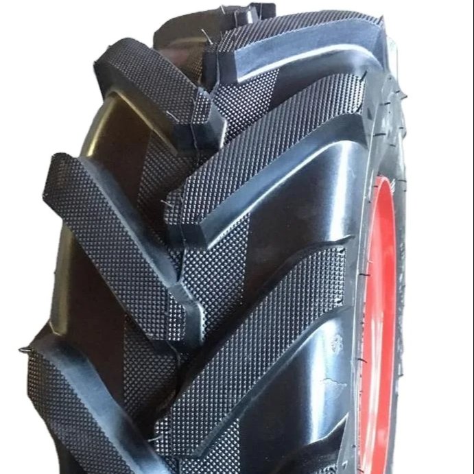 19x7.0-8 Pneumatic Rubber Tire and Tube With Wheel Fitting With Steel Rim Wheel Disk for Walking Tractors and Cultivator