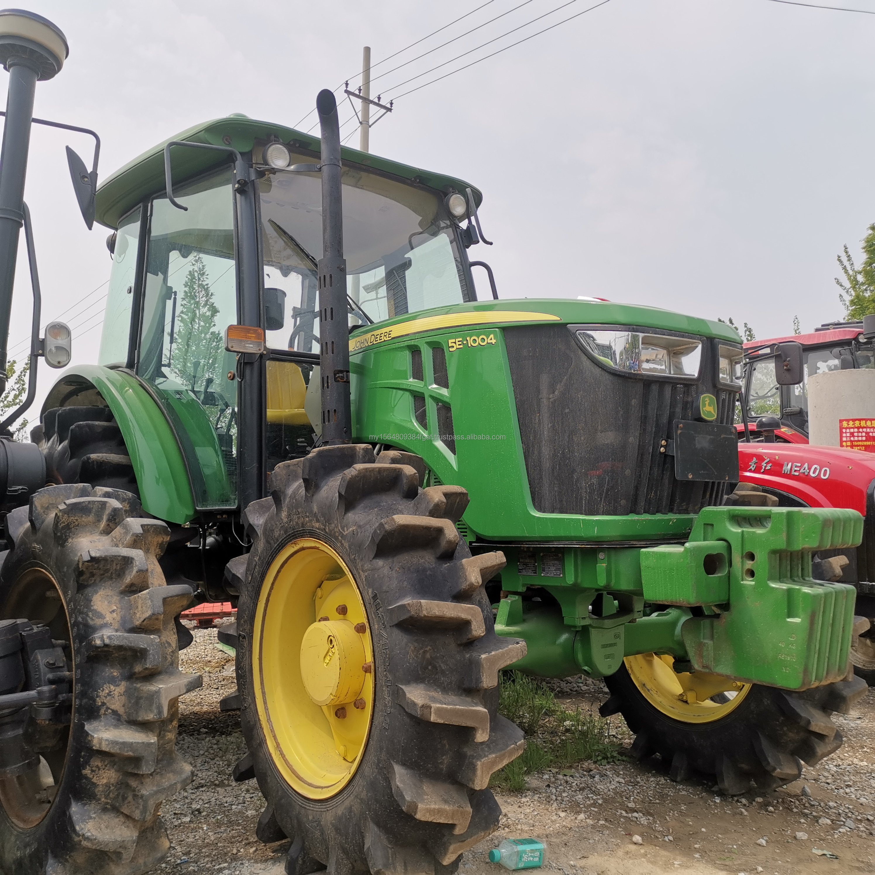 Tractor for Agriculture Used John Deer 100HP Tractor With Cabin and Air Conditioner