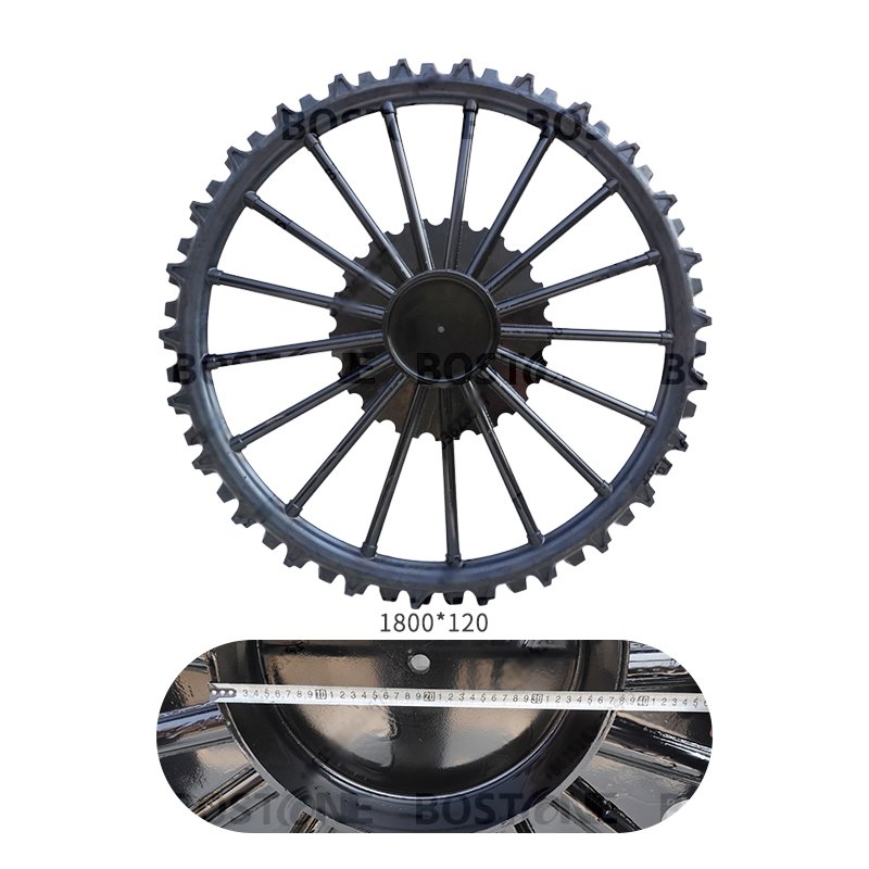 Thailand Manual Rice Transplanter Solid Rubber Wheels Tires 1.8m Used for Agricultural Tractors
