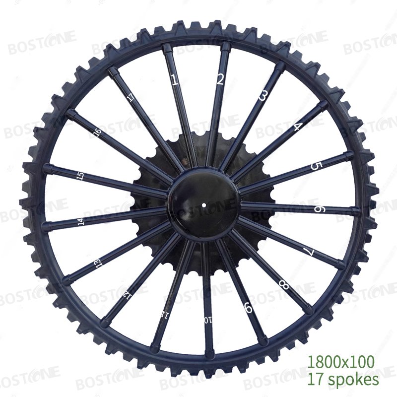 Thailand Manual Rice Transplanter Solid Rubber Wheels Tires 1.8m Used for Agricultural Tractors