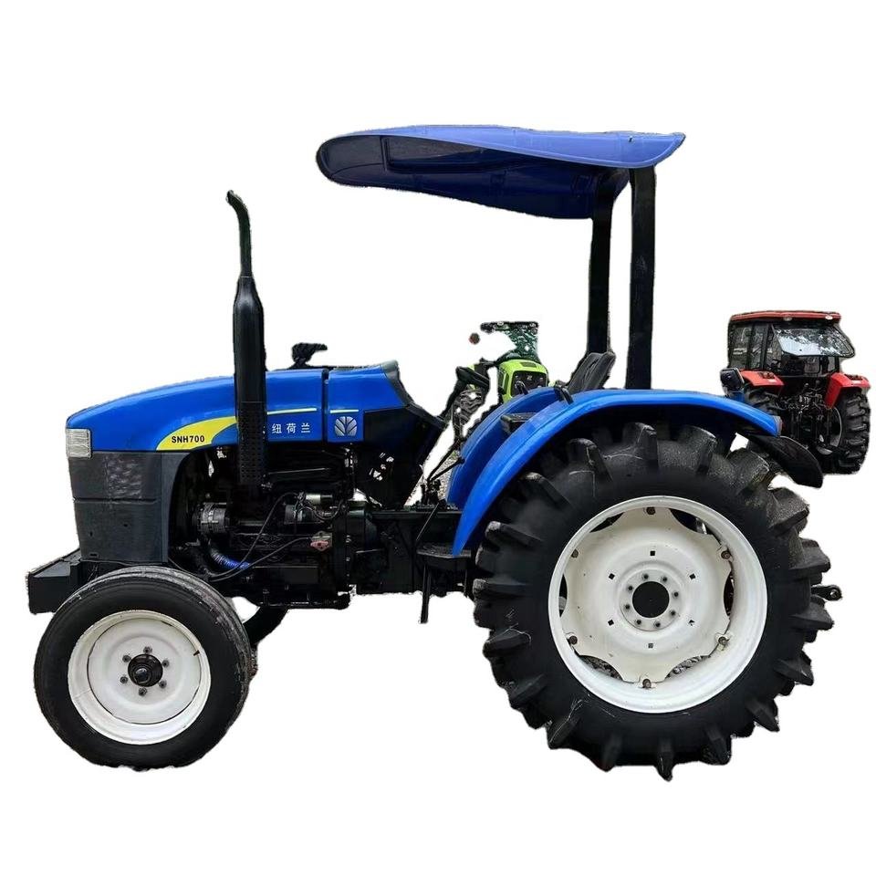 Hollandz Tractor with Front Loader 704 Tt75 Used New Multifunctional Agricultural Tractor Other Engine New Holland 640 898