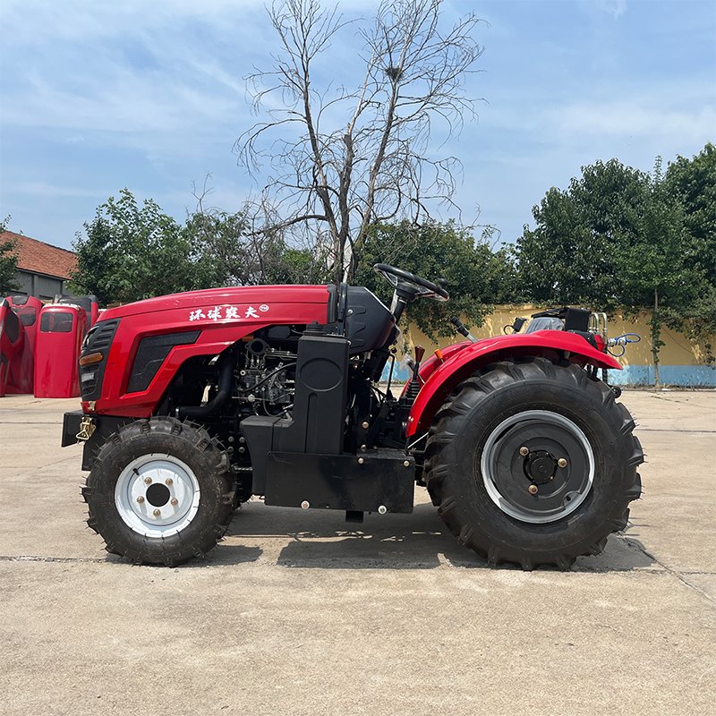 New 4WD Wheel Tractor for Low Profile Greenhouses Mini Tractor with Core Components Engine Motor Pump Gear Gearbox Bearing
