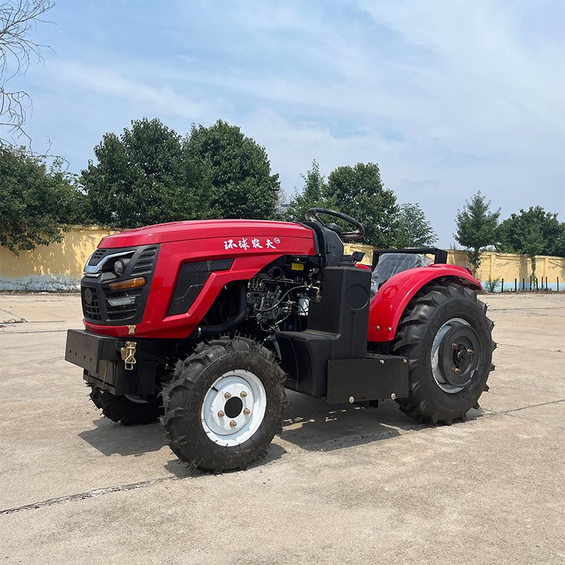 New 4WD Wheel Tractor for Low Profile Greenhouses Mini Tractor with Core Components Engine Motor Pump Gear Gearbox Bearing