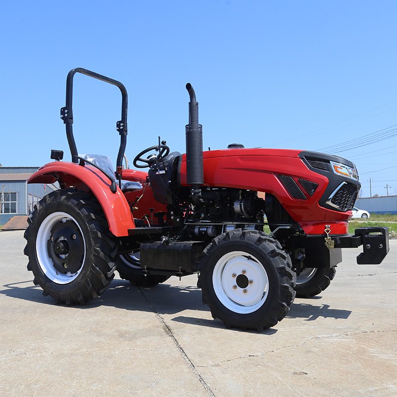 China 4WD Agricultural Wheel Farm Traktor Small Mini Compact Garden Tractors Factory Manufacturer