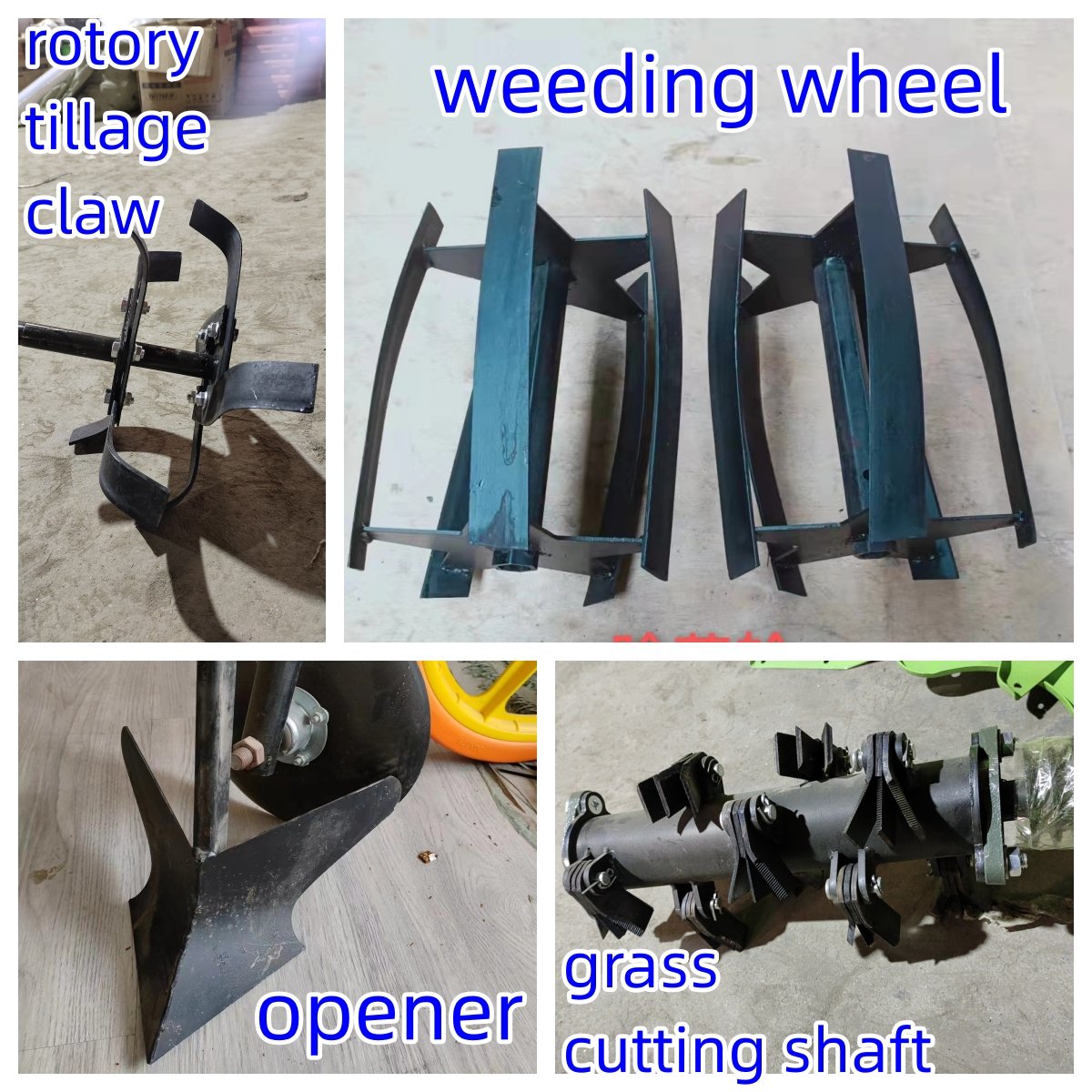 Hot Sale Gasoline or diesel Engine Weeder 2 Wheel Self -propelled Working Garden Use Africa People Use