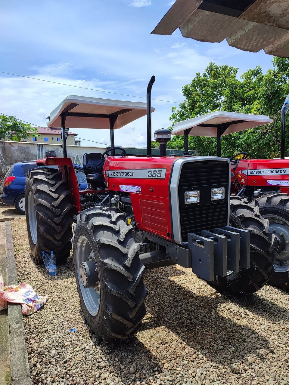 MF Tractor Farm Equipment 4WD Used Massey Ferguson 385/290 Used Wheel Tractor From CANADA Shipping Worldwide