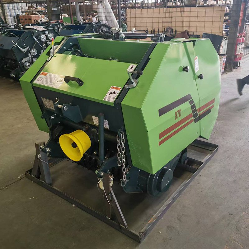 Hightop Brand Agricultural Machine Mini Round Baler 18-50Hp 30-80Hp Tractor Hay Baler Rolling Baler
