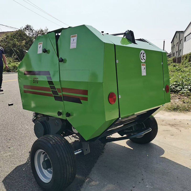 Hightop Brand Agricultural Machine Mini Round Baler 18-50Hp 30-80Hp Tractor Hay Baler Rolling Baler