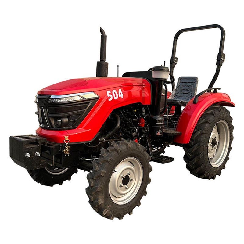 Land Universal Tractor Agricultural Machinery Tractor 4wd 50hp 60hp 70hp 80hp 90hp 100hp Agricultural With Front End Bucket