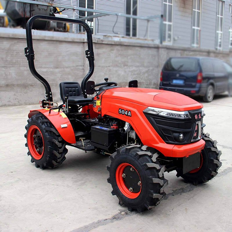 Land Universal Tractor Agricultural Machinery Tractor 4wd 50hp 60hp 70hp 80hp 90hp 100hp Agricultural With Front End Bucket