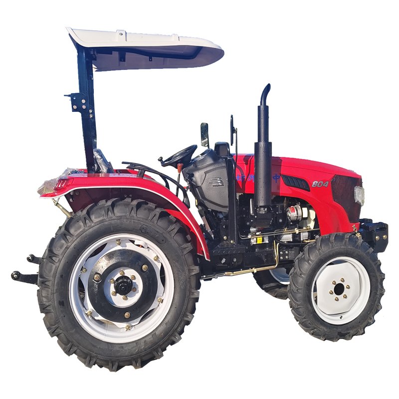 Falath China Factory New Diesel Engine High Productive Machinery 4X4 Wheel Agricultural Tractor Available 80HP Farm Tractor