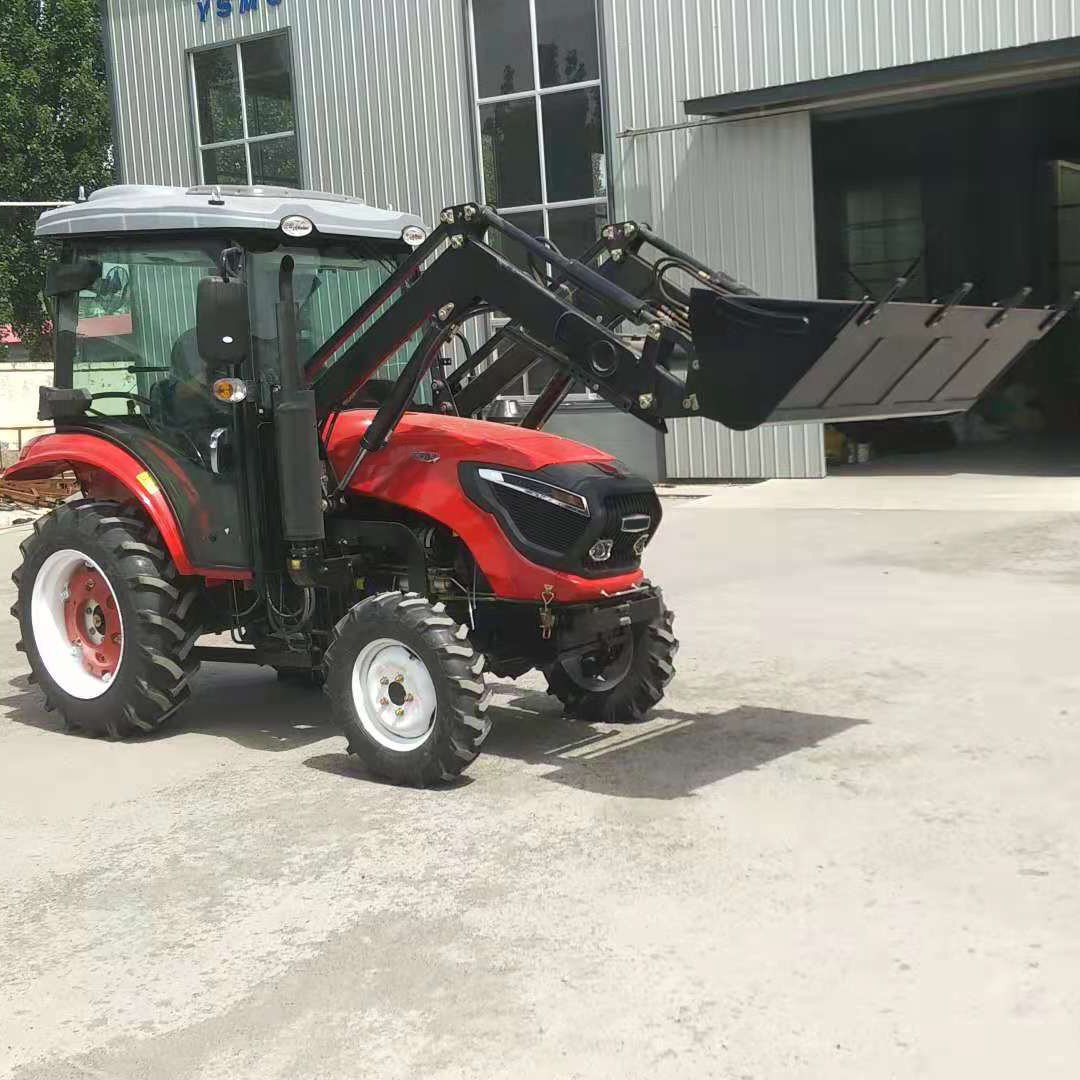 Cheap 30HP 40HP 50HP 60HP Mini Wheeled Agricultural Tractor 120 Power 4x4 Agriculture Tractor Loader for Sell