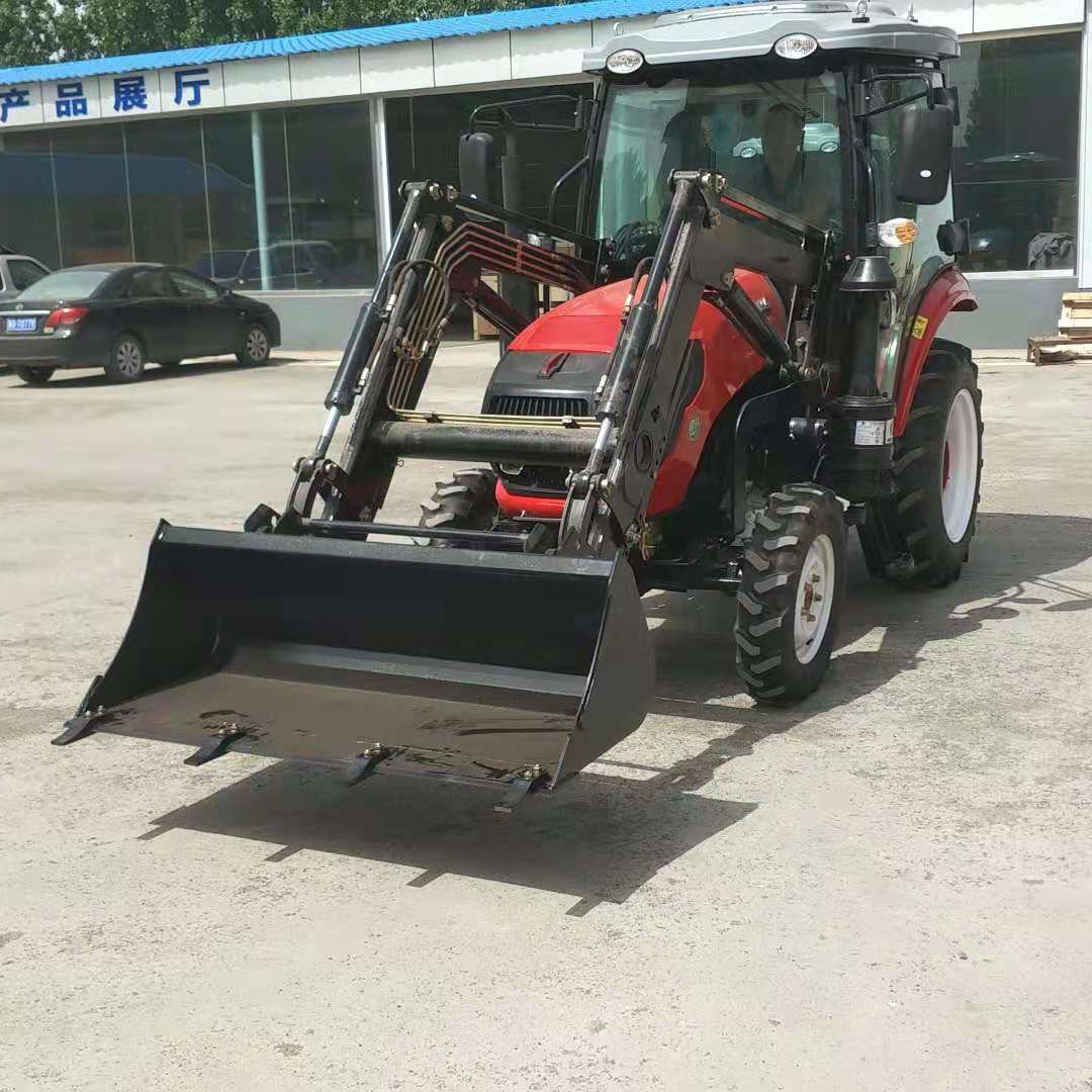 Cheap 30HP 40HP 50HP 60HP Mini Wheeled Agricultural Tractor 120 Power 4x4 Agriculture Tractor Loader for Sell
