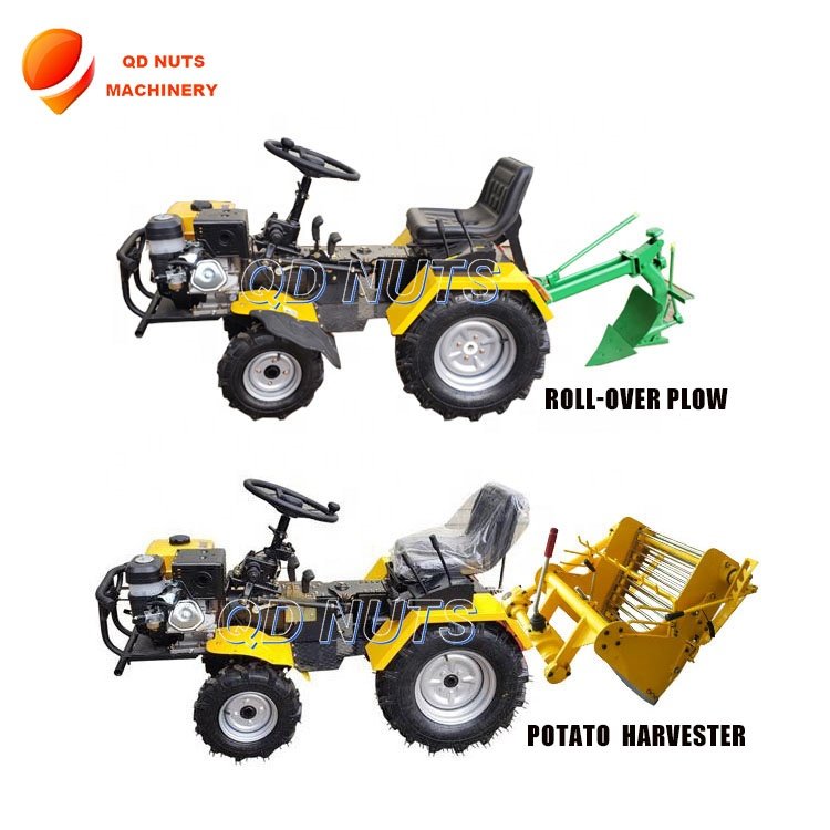 Multifunction 4wd Farmer Tractores Compact Agriculture Tractor Small Farm Agriceltural 4x4 Mini Farming Tractors