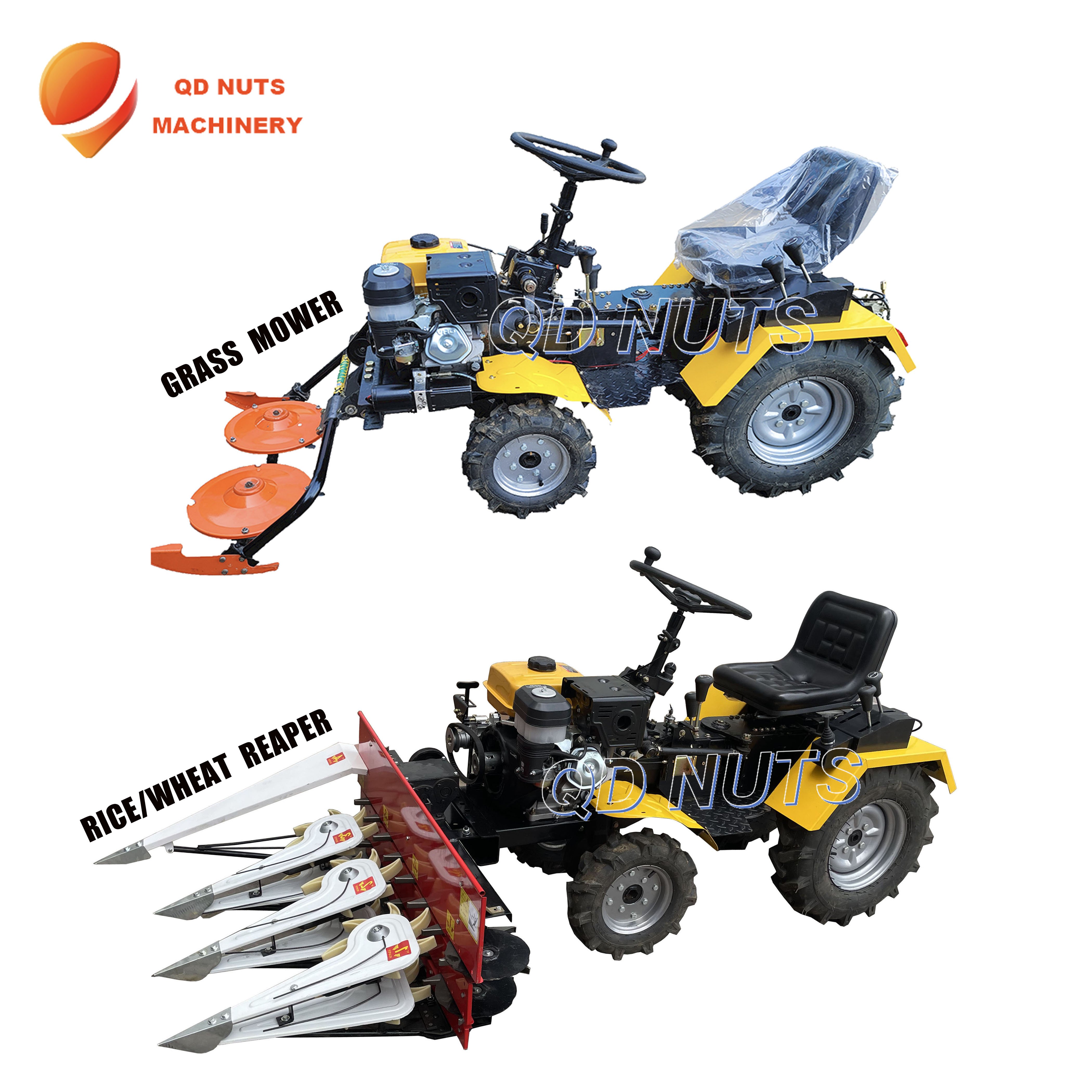 Multifunction 4wd Farmer Tractores Compact Agriculture Tractor Small Farm Agriceltural 4x4 Mini Farming Tractors