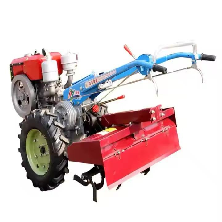 Newly and Used 8HP12HP 15HP 18HP 20HP 22HP Farm Mini Diesel Power Tiller Two Wheel Mini Walking Hand Tractor