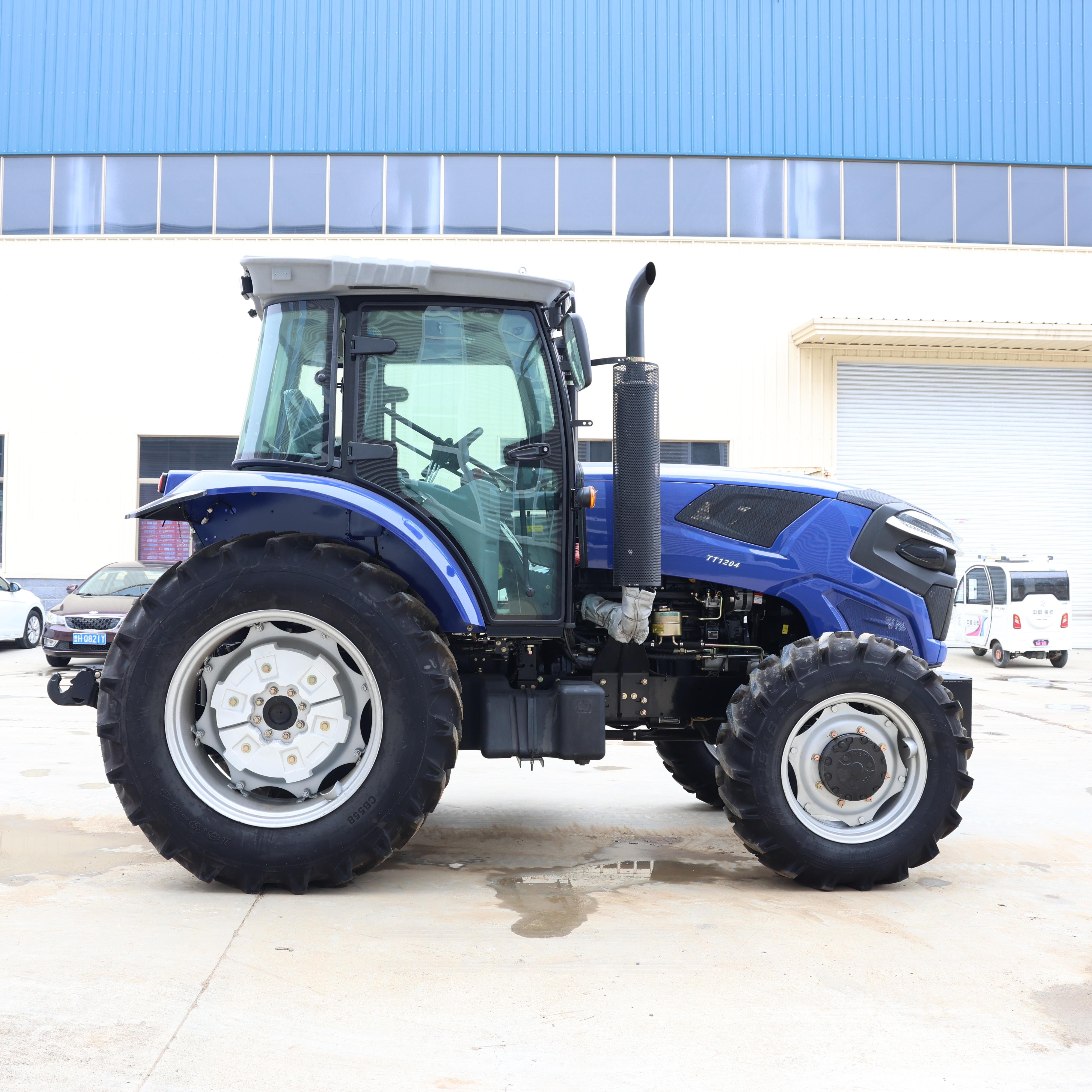 Multifunctional Diesel Wheel Tractor 4WD with 80HP-200HP Engine Used and New Spare Parts for Agriculture