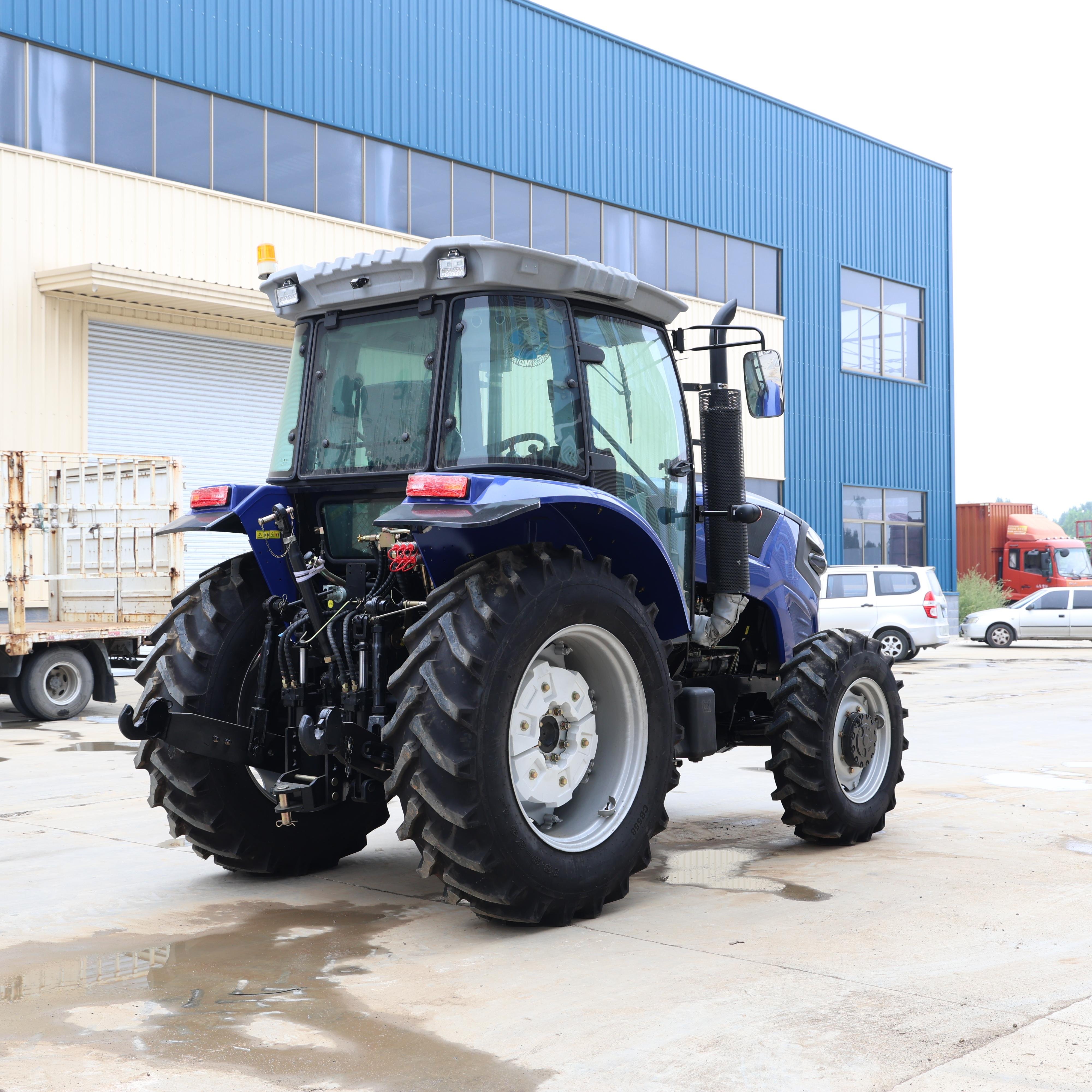 Multifunctional Diesel Wheel Tractor 4WD with 80HP-200HP Engine Used and New Spare Parts for Agriculture