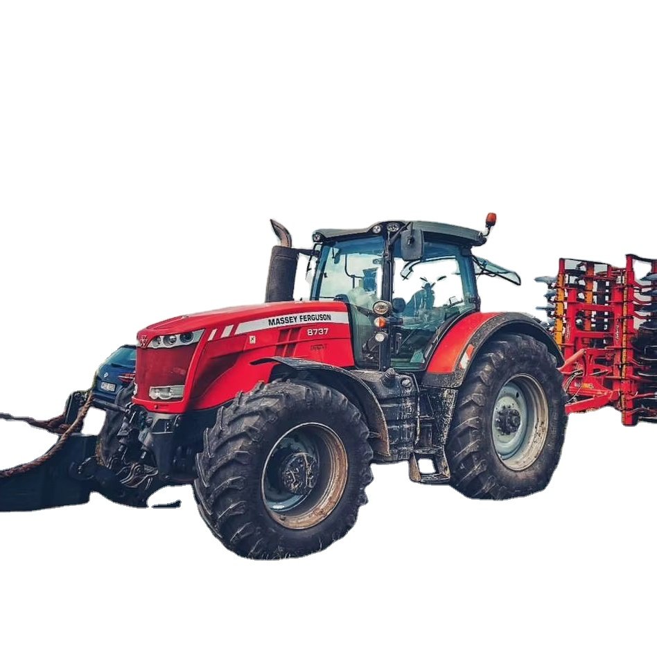 Massey Ferguson 4x4 Multifunctional Tractor Used Large 4WD Wheel Tractor Mini Agriculture Engine Motor Pump Gear Gearbox