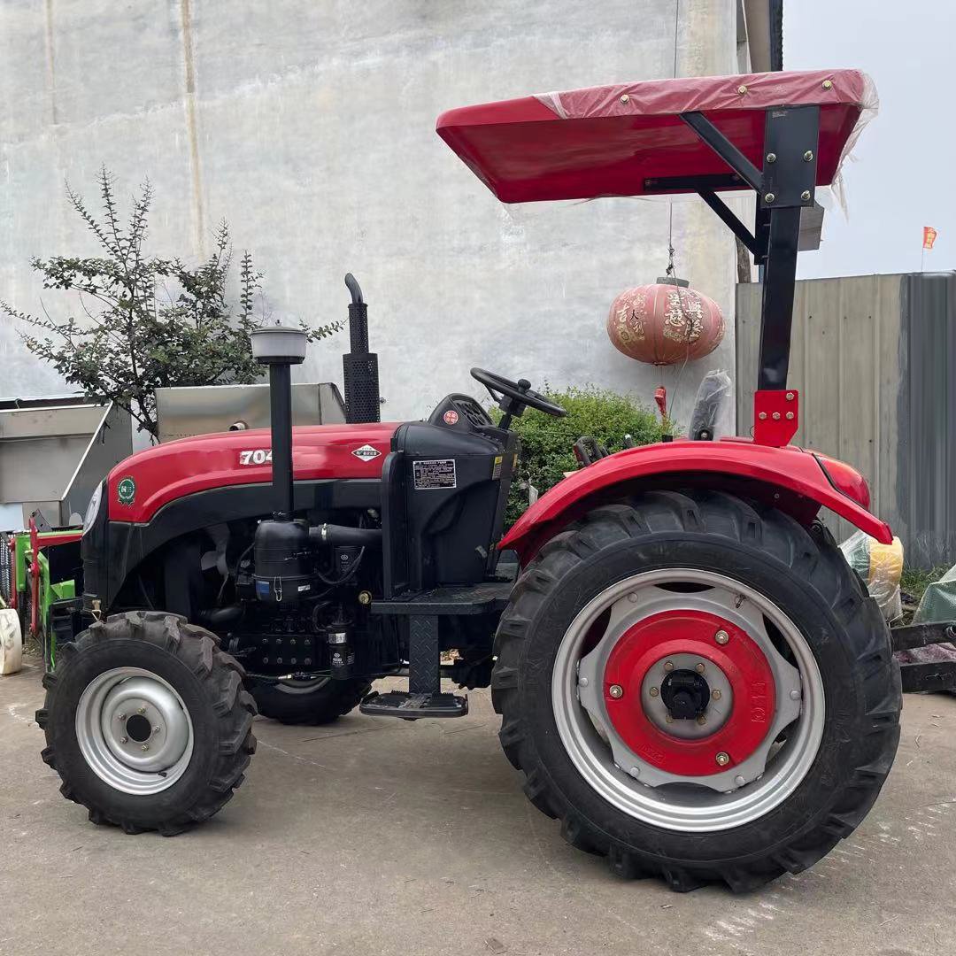 LAND Universal 60hp 80HP Tires Tractor Agricultural Machinery Farm Tractor With Front End Loader for Sale