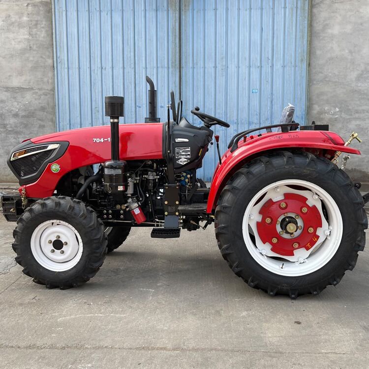 LAND Universal 60hp 80HP Tires Tractor Agricultural Machinery Farm Tractor With Front End Loader for Sale