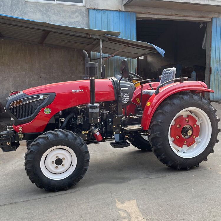 LAND Universal 60hp 80HP Tires Tractor Agricultural Machinery Farm Tractor With Front End Loader for Sale