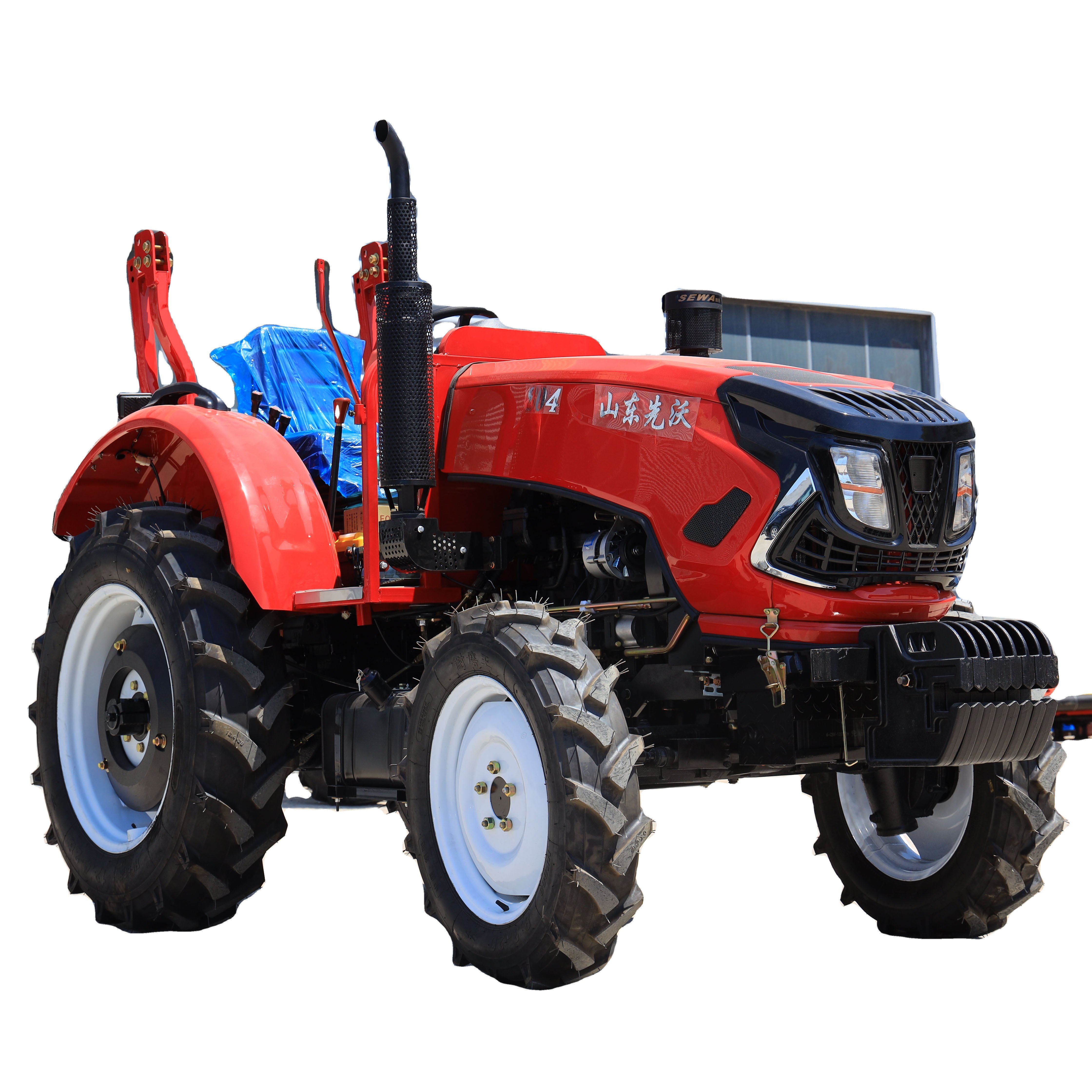 Hot Sale 50HP 60HP 70HP 80HP 4-wheel Drive Agricultural Tractor for Farm