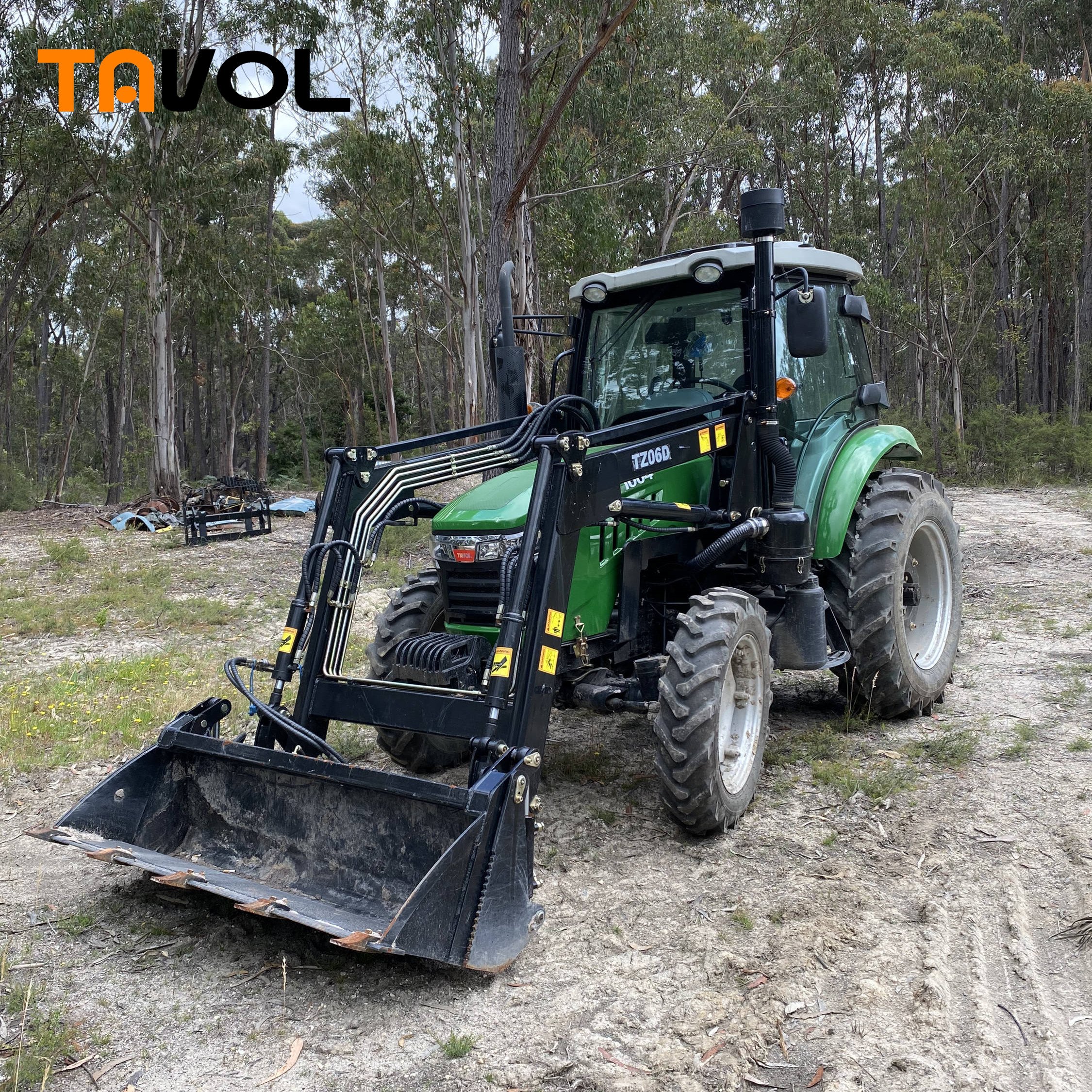 China Agriculture Mini Farming 4x4 Tractors Agricultural Equipment Farm Tractor 100 hp