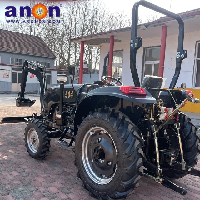ANON 2024 Mini 4wd 4x4 50hp-120hp Mini Farm Tractors Agriculture Farm Machinery Electric Farm Tractors