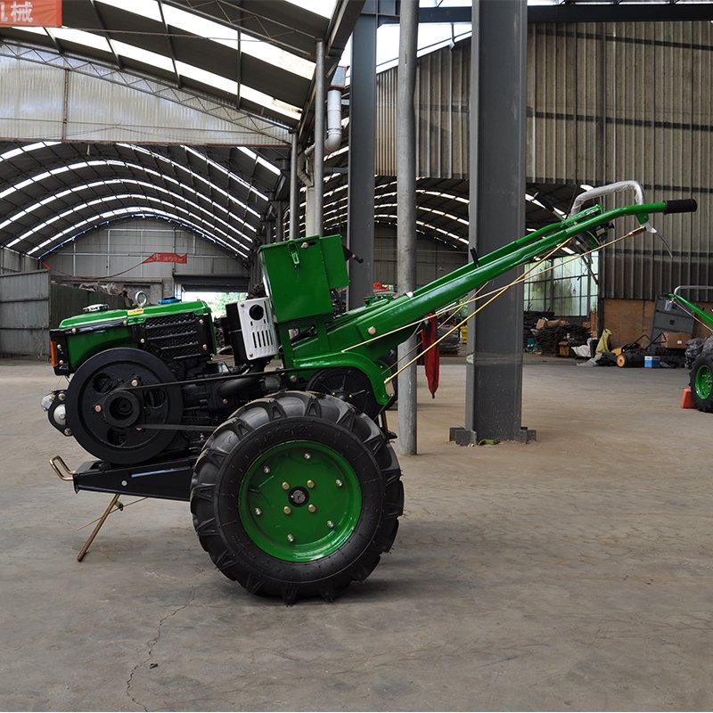 New Mini Small Horsepower 7-18hp with 1.0m Rotary Cultivator Hand Walking Tractor