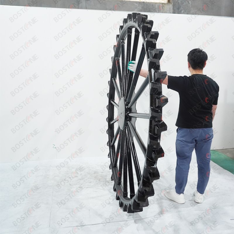 Mounted on Boom Agricultural Sprayer Machinery 1300mm/1800mm/ 2100mm Agriculture Tractor Solid Tyre Rubber Wheels