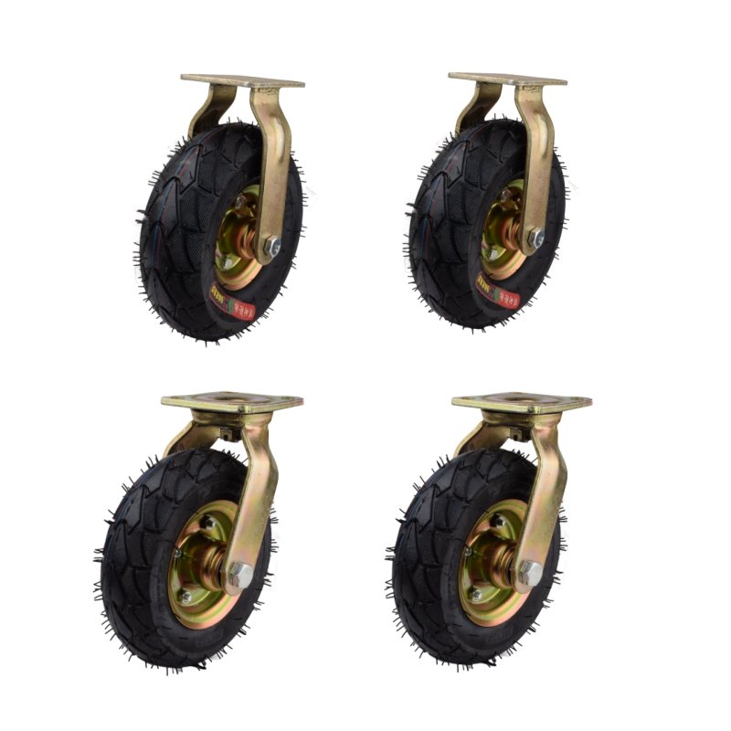 10 Inch 3.50-4 Pneumatic Inflatable Rubber Tire Wheel For Hand Truck Garden Utility Wagon Lawn Mover Tire