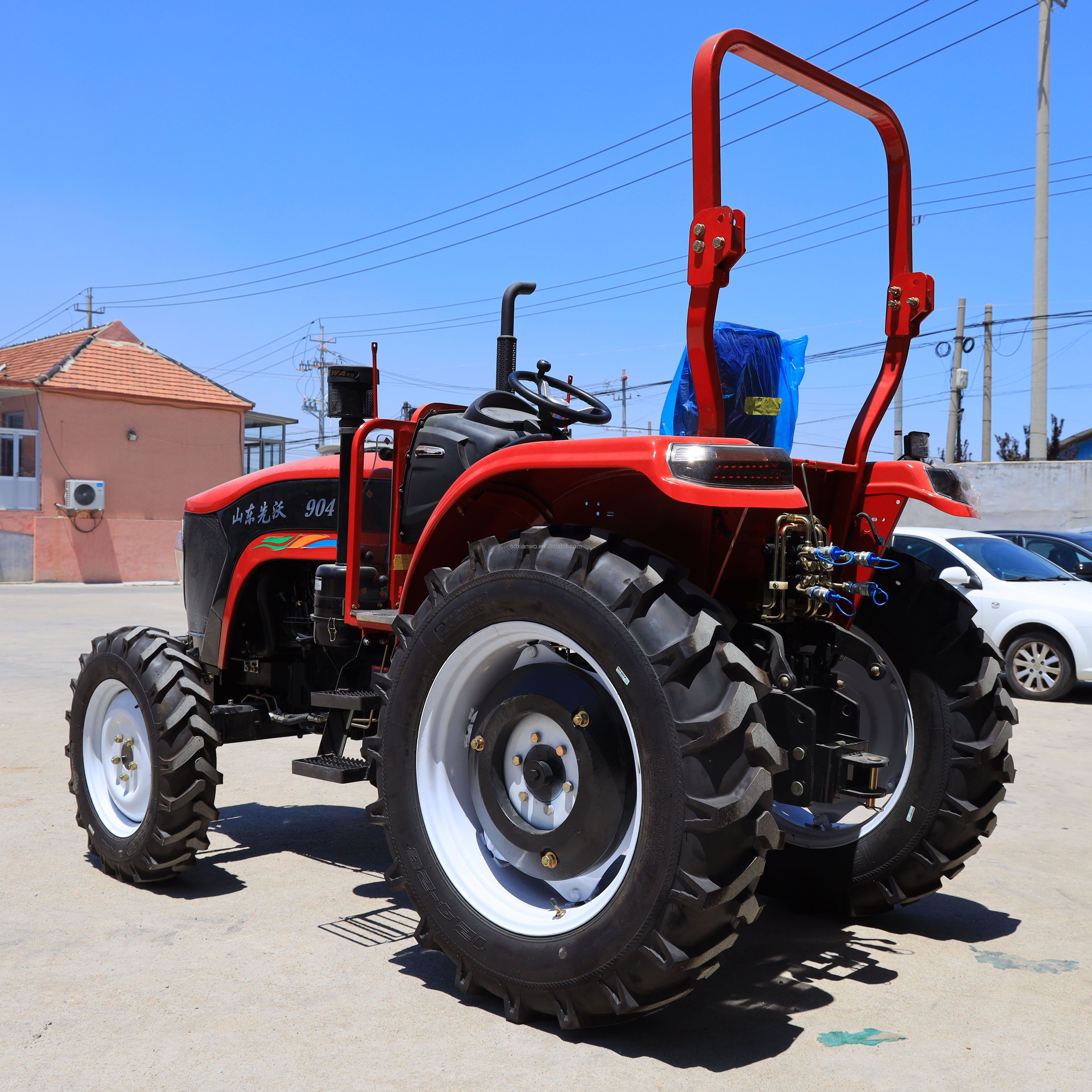 20HP-70HP 4WD Small Garden/Mini Farm Tractor Used 2WD Gear Pump Bearing Agricultural Use Directly Supplied