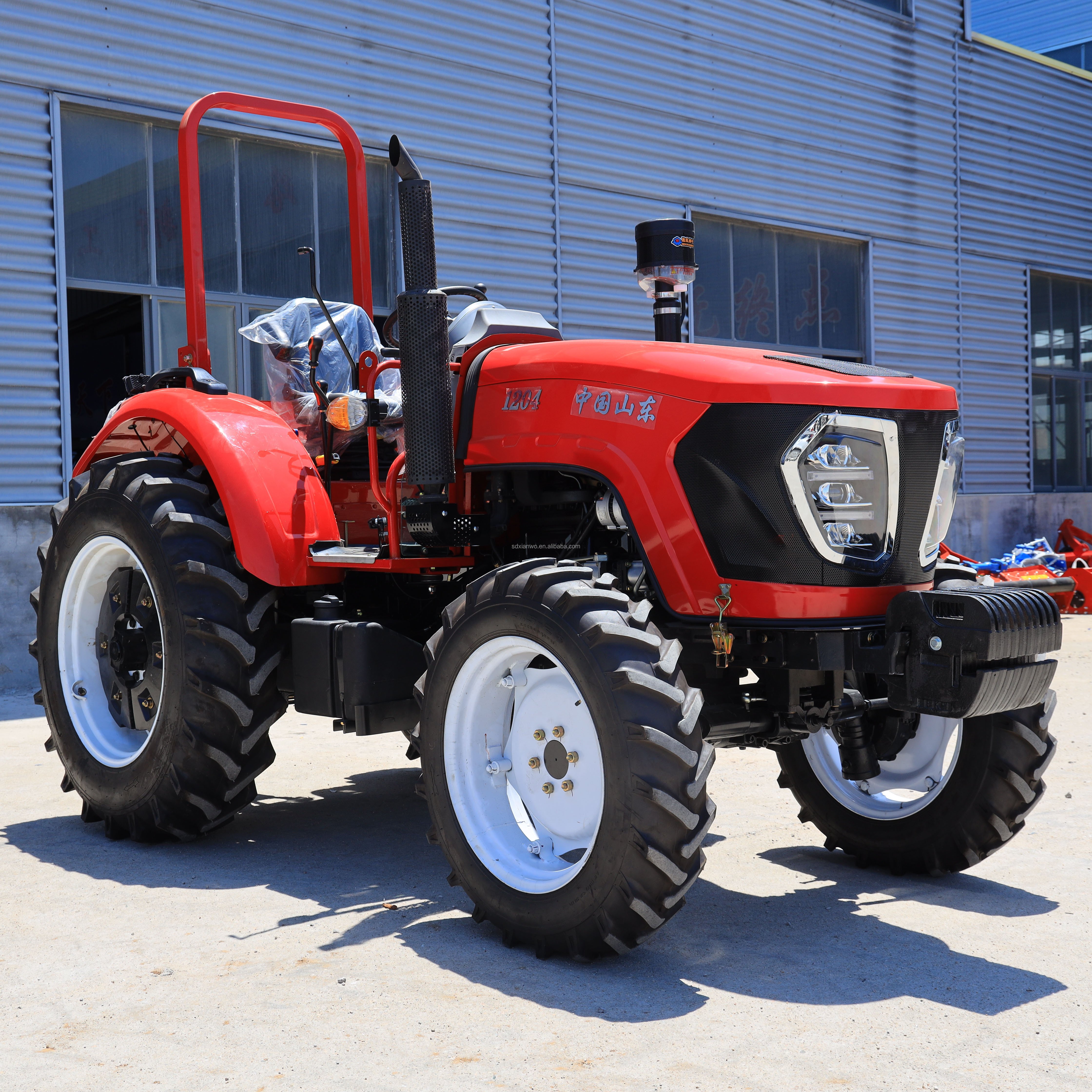 20HP-70HP 4WD Small Garden/Mini Farm Tractor Used 2WD Gear Pump Bearing Agricultural Use Directly Supplied