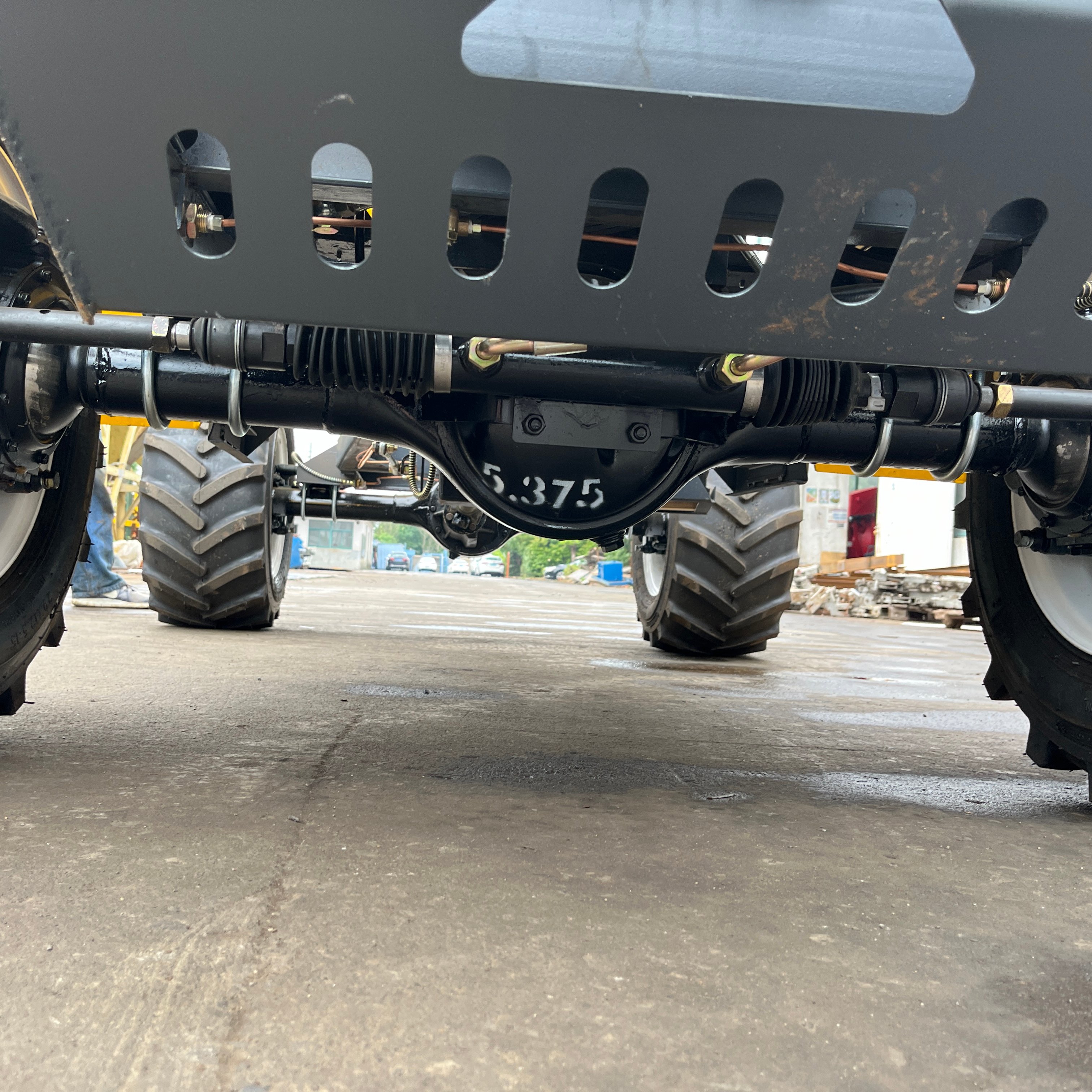 WEA brand WEA08H agricultural tractor for peru palm oil plantations with front wheel steering