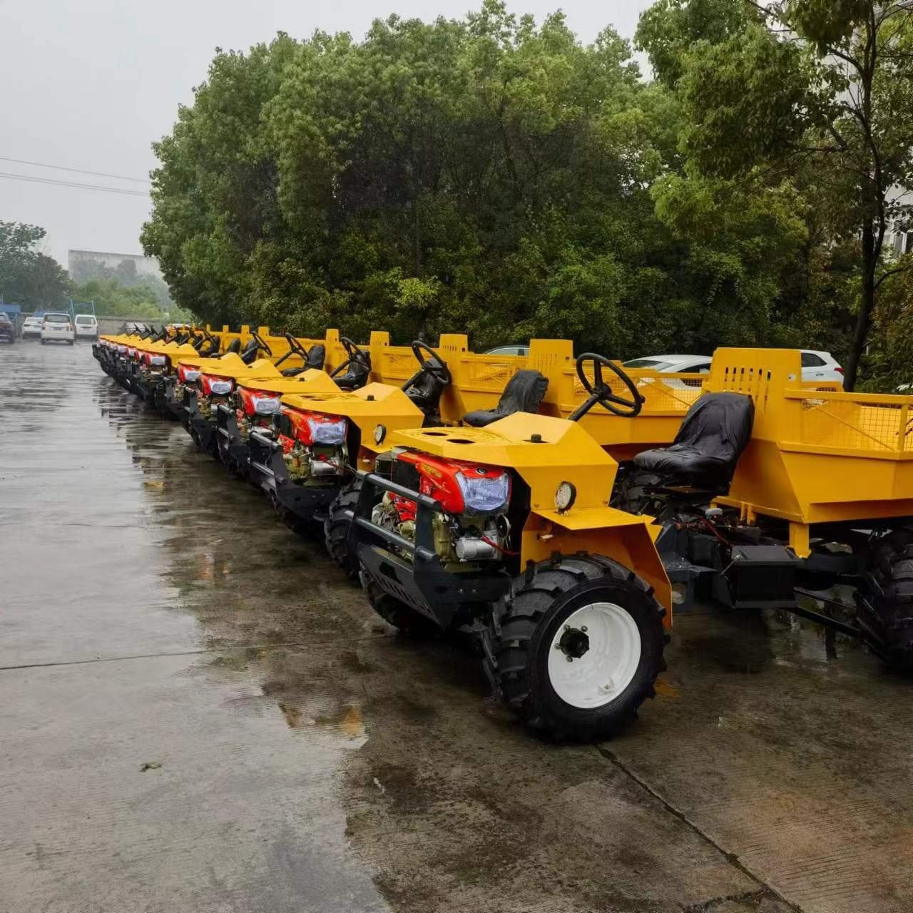 WEA brand WEA08H agricultural tractor for peru palm oil plantations with front wheel steering