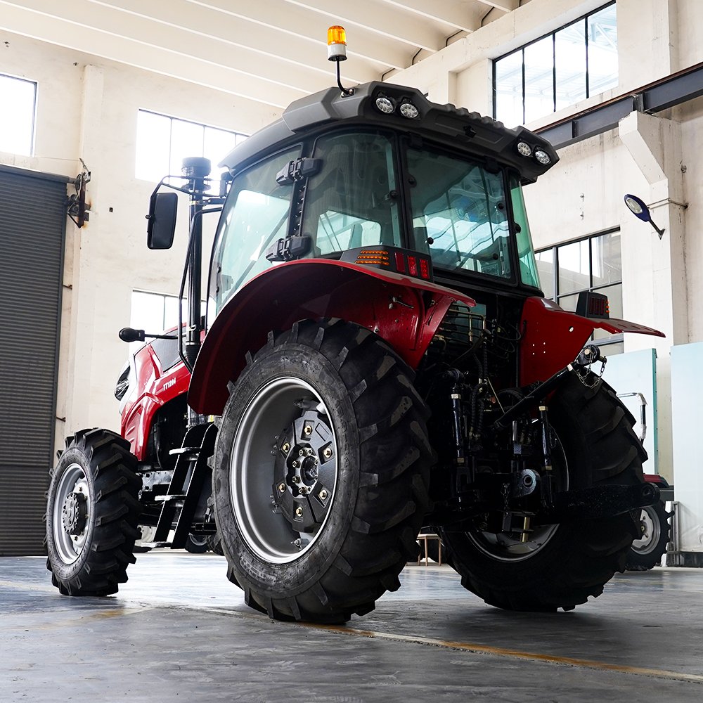 Factory Directly Supply Euro Five Engine 80HP 90HP 100HP 120HP 130HP 4WD Agricultural Machinery Farm Tractor