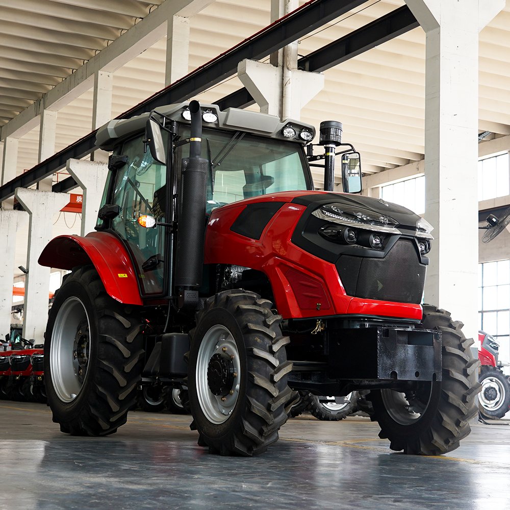 Factory Directly Supply Euro Five Engine 80HP 90HP 100HP 120HP 130HP 4WD Agricultural Machinery Farm Tractor