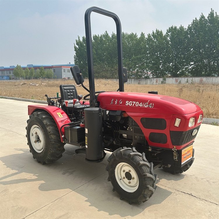Dongfanghong SG704 70HP Four-Wheel Drive Agricultural Tractor Greenhouse King for Arable Land Turning YTO Brand 4WD