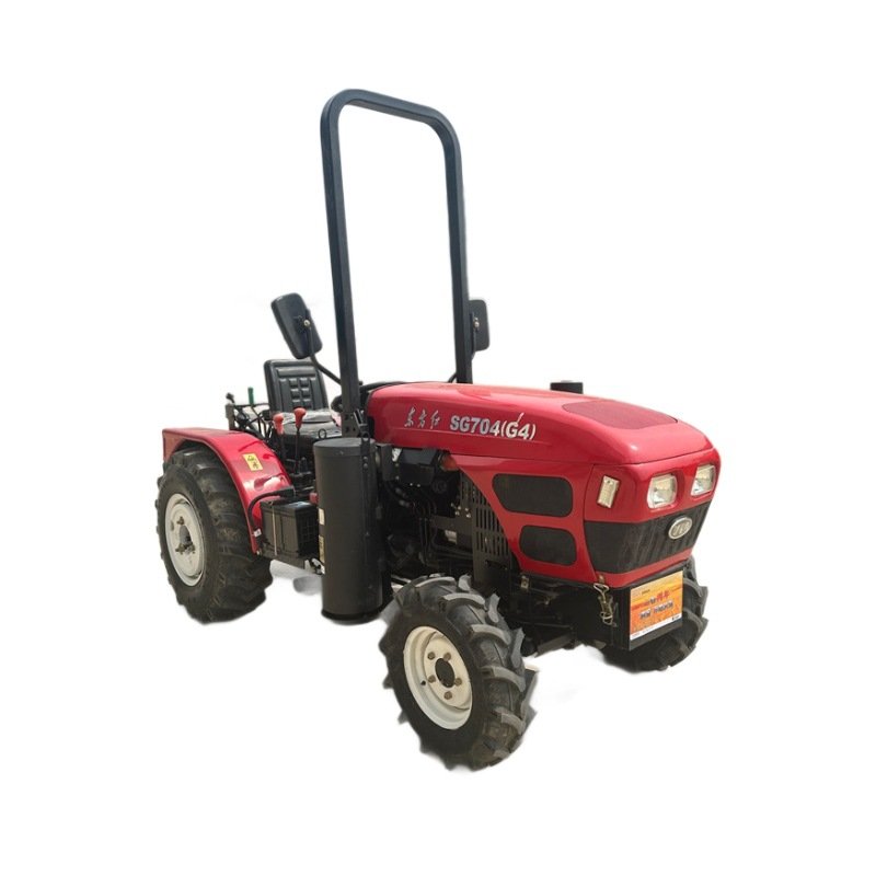 Dongfanghong SG704 70HP Four-Wheel Drive Agricultural Tractor Greenhouse King for Arable Land Turning YTO Brand 4WD