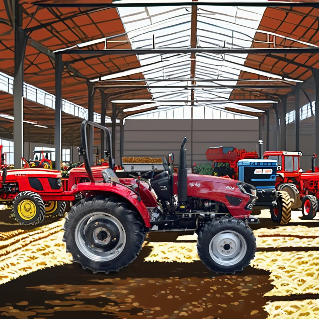 High Quality New Design in China Tractors Mini 4x4 38HP 4 Drive Machine diesel Agricultural Farm Tractor