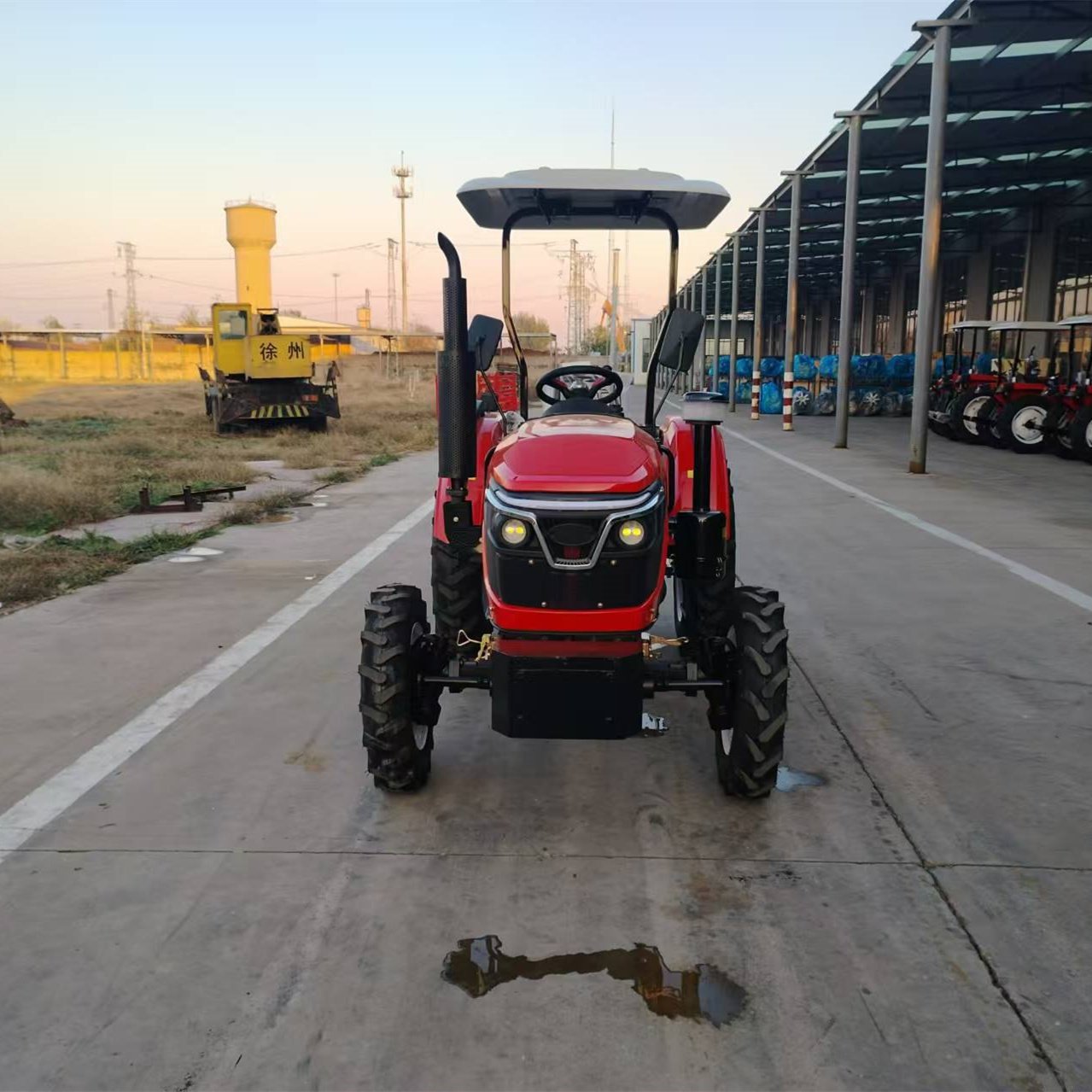 Tractor Agricultural Machinery 4WD Wheel Tractor Farm Tractor With Front End Loader and Backhoe