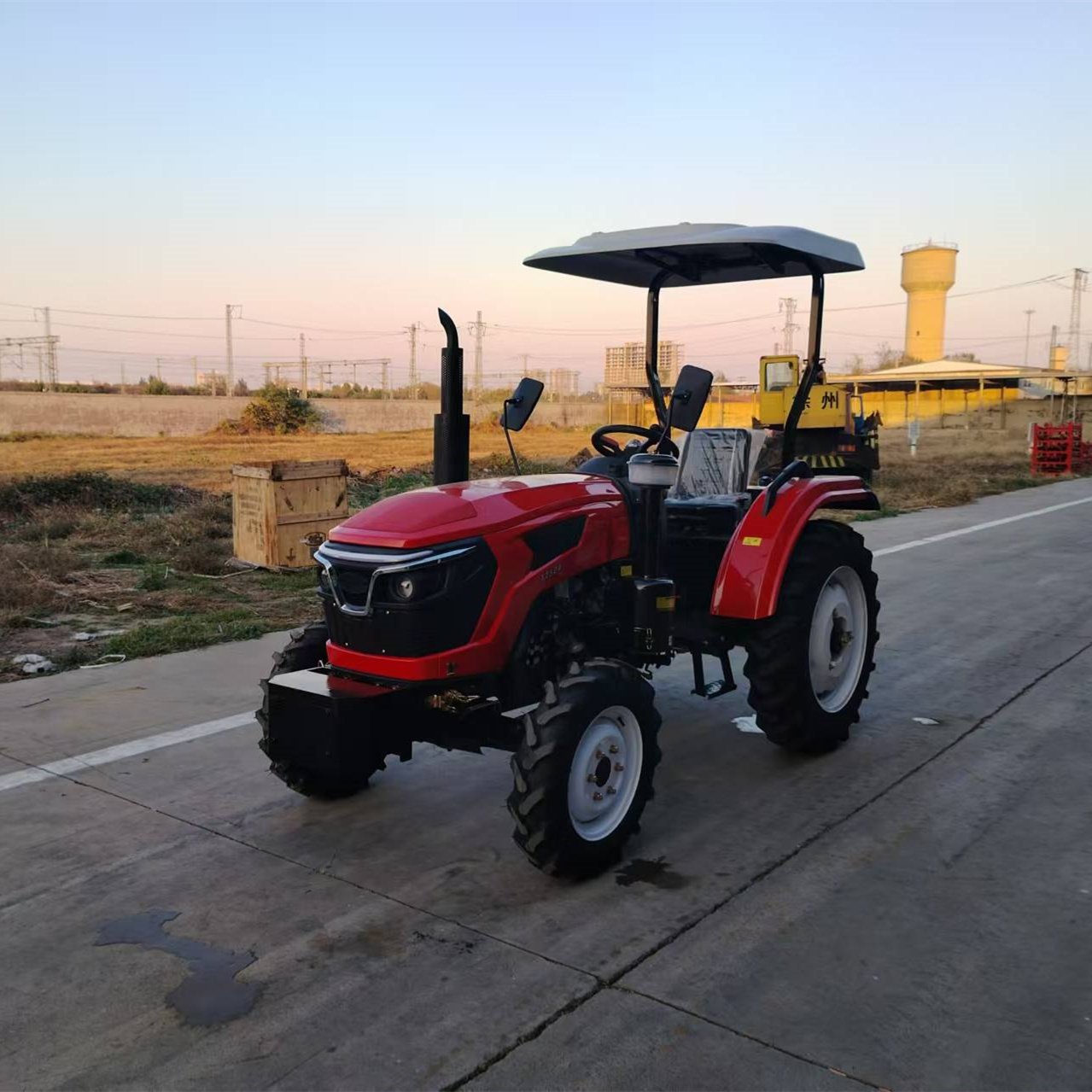 Tractor Agricultural Machinery 4WD Wheel Tractor Farm Tractor With Front End Loader and Backhoe