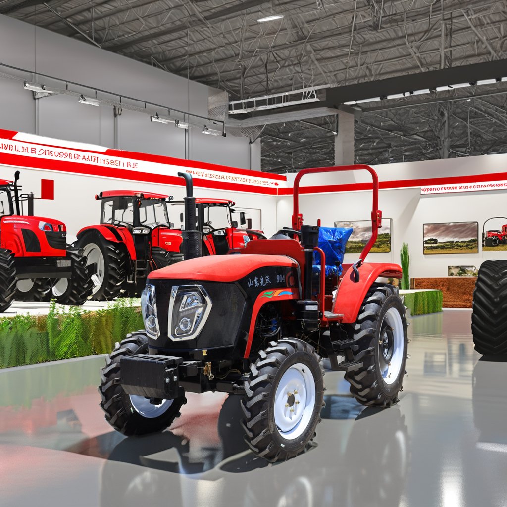 Best Price High Sales Mini 4 Wheel Farm Tractor 90HP Diesel Wheel Tractor for Agriculture
