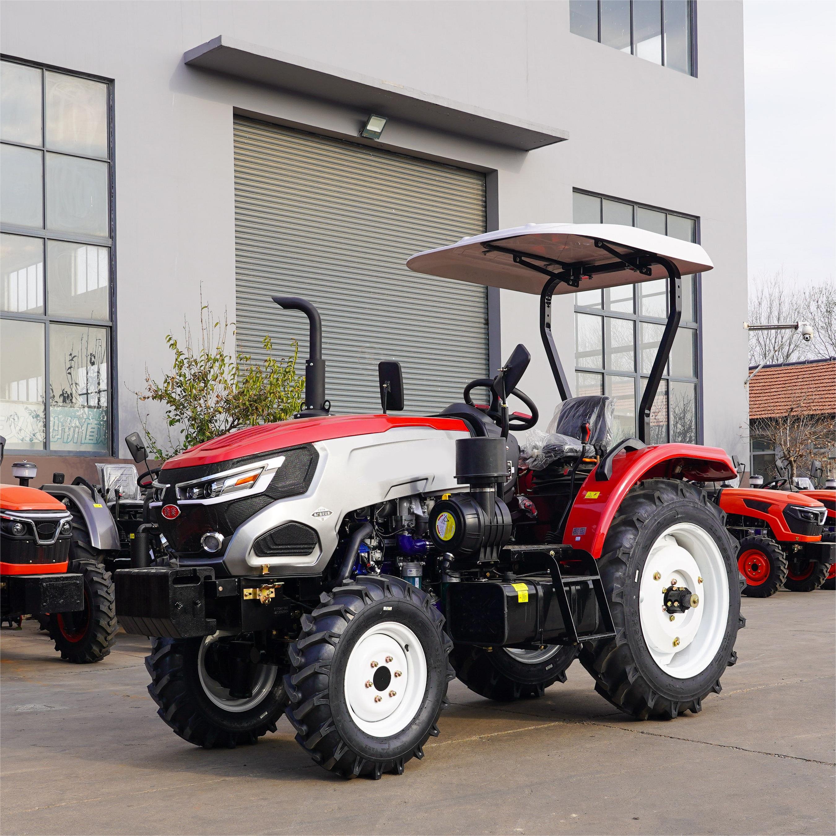 4wd 4x4 100hp 90hp 80hp 120hp Mini Farm Tractors Agriculture Farm Machinery Cheap Tractor for Sale
