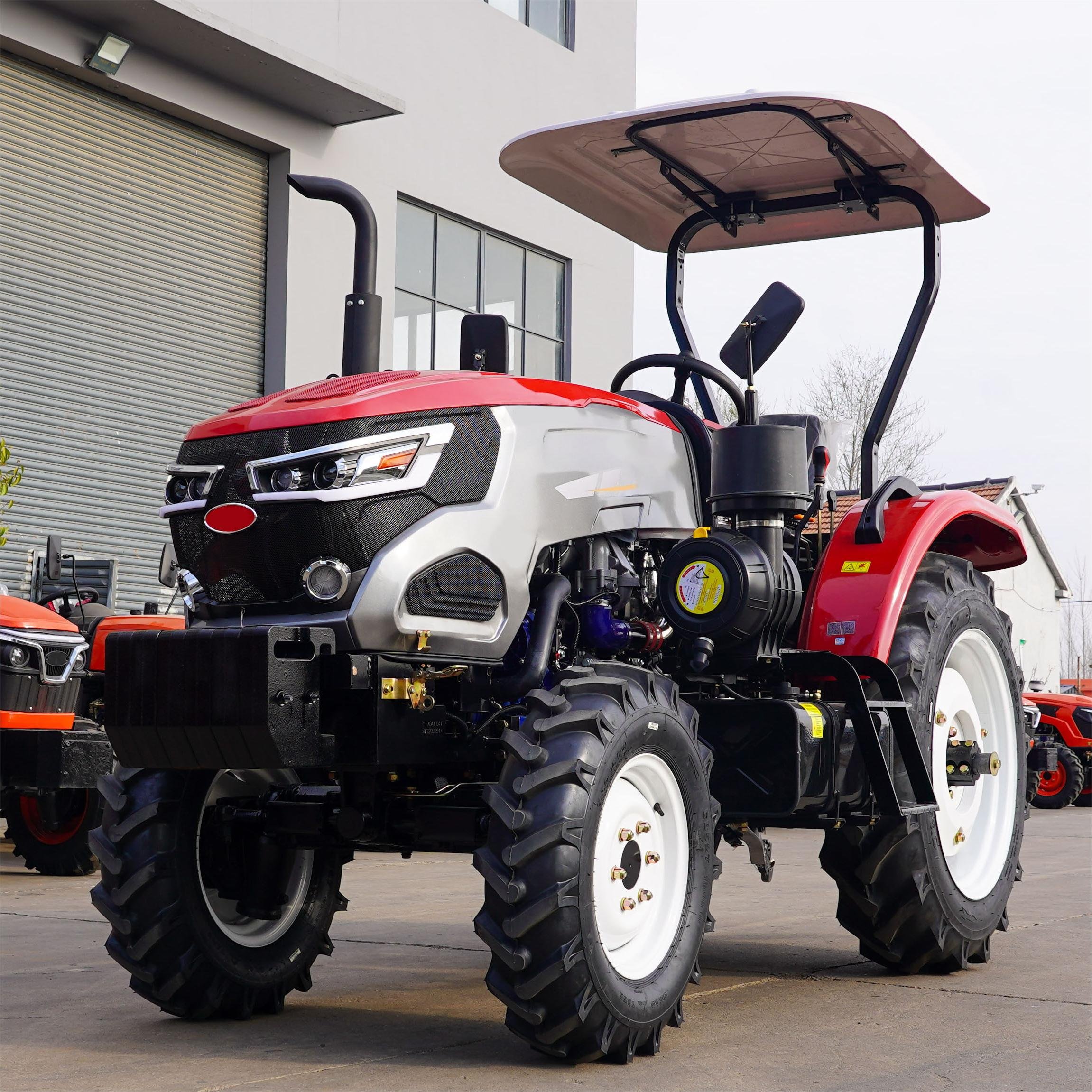 4wd 4x4 100hp 90hp 80hp 120hp Mini Farm Tractors Agriculture Farm Machinery Cheap Tractor for Sale
