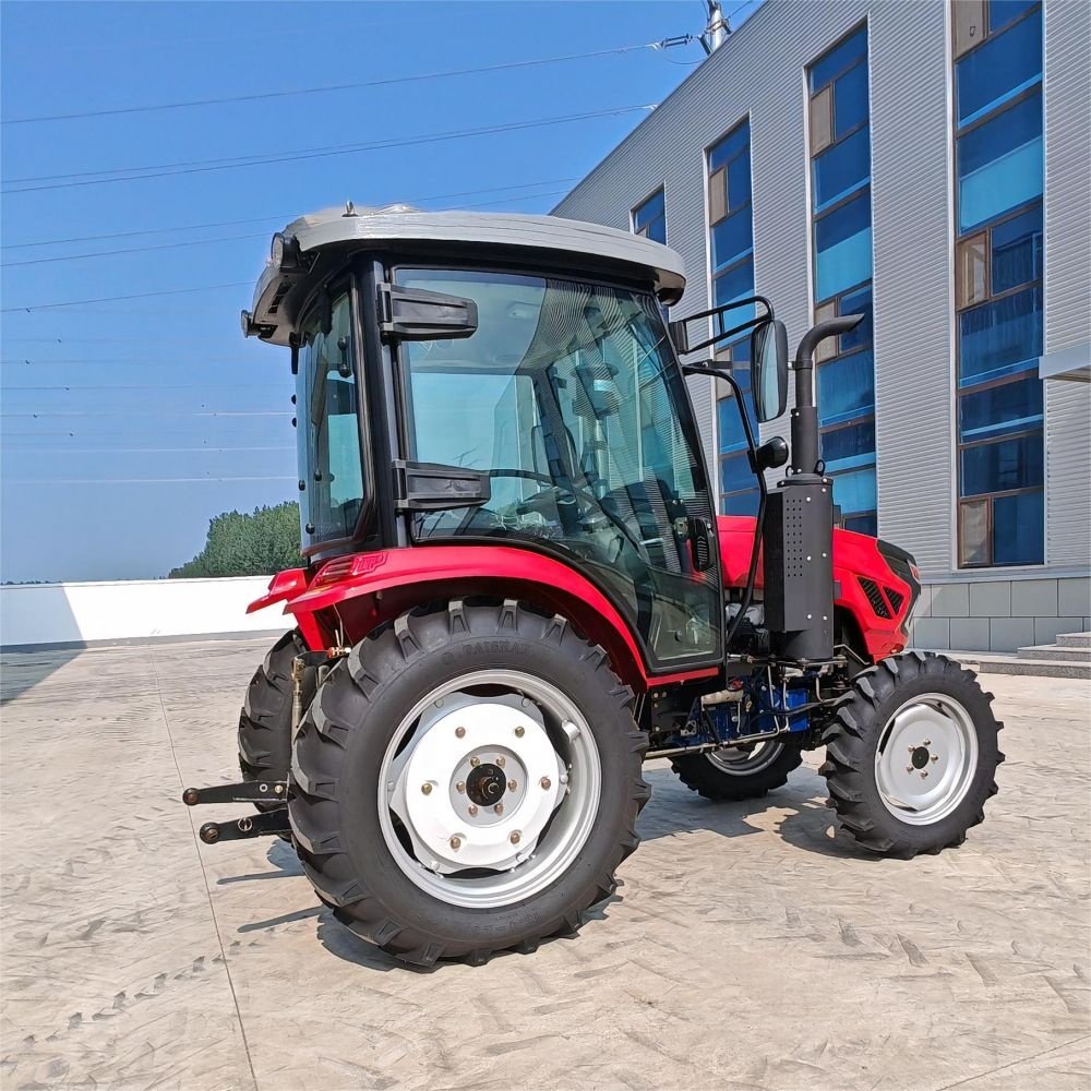 Agriculture Mini Compact 4Wd Diesel Tractor De Granja 4X4 50Hp 8+8 Gears Hydraulic Output Stage 5 Farm 50Hp Tractor